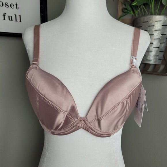 NWT Panache Zara Nude Multiway Padded Plunge Bra 30DD - Picture 3 of 10
